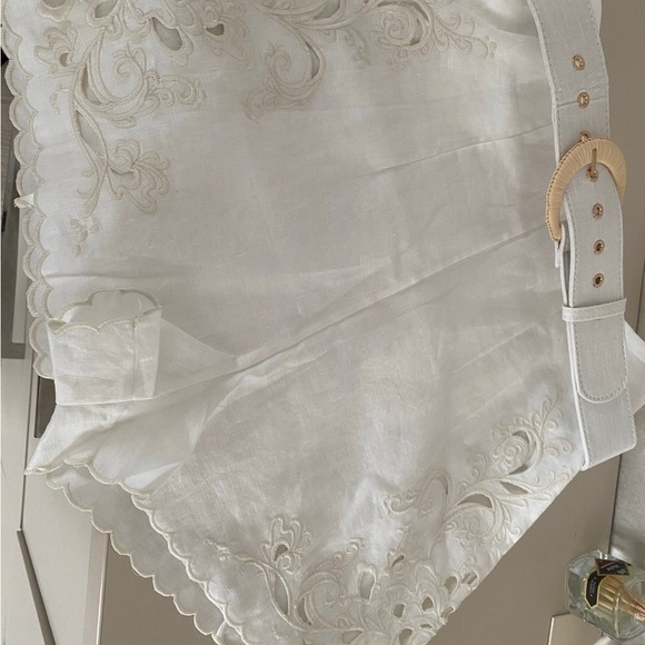 Zimmermann Cuff Belted Shorts size 0 - Picture 5 of 9